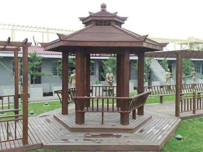 供應用于花架涼亭，濟南防腐木花架價格，濟南防腐木花箱制作