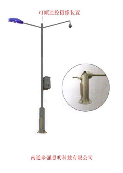 升降監(jiān)控路燈桿圖片