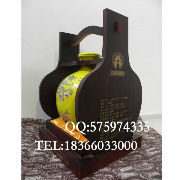供應(yīng)10斤原漿酒壇酒架 定制白酒包裝盒禮盒定做白酒木禮