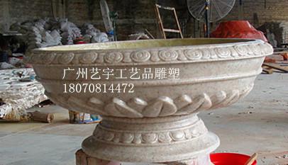 供應砂巖花盆/砂巖雕花花盆/砂巖藝術