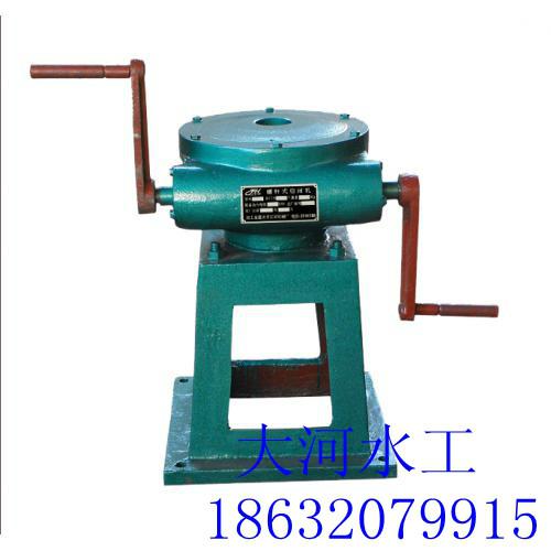 廠家直銷水利QLS螺桿式手搖式手動(dòng)啟閉機(jī)5t50kn啟閉機(jī)閘門