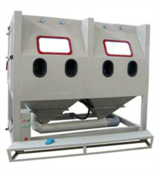 供應(yīng)多功位噴砂機(jī)雙工位三工位廠家直銷 多工位噴砂機(jī)