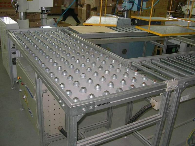 供應(yīng)珠海滾筒線  佛山無(wú)動(dòng)力滾筒線流水線帶牛眼臺(tái)