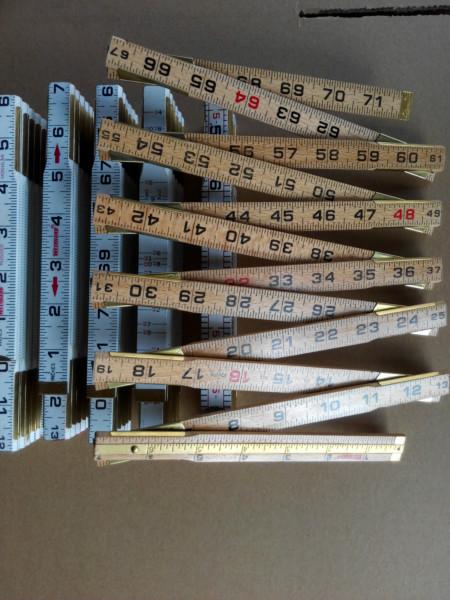 供應(yīng)2米12折櫸木彈簧尺