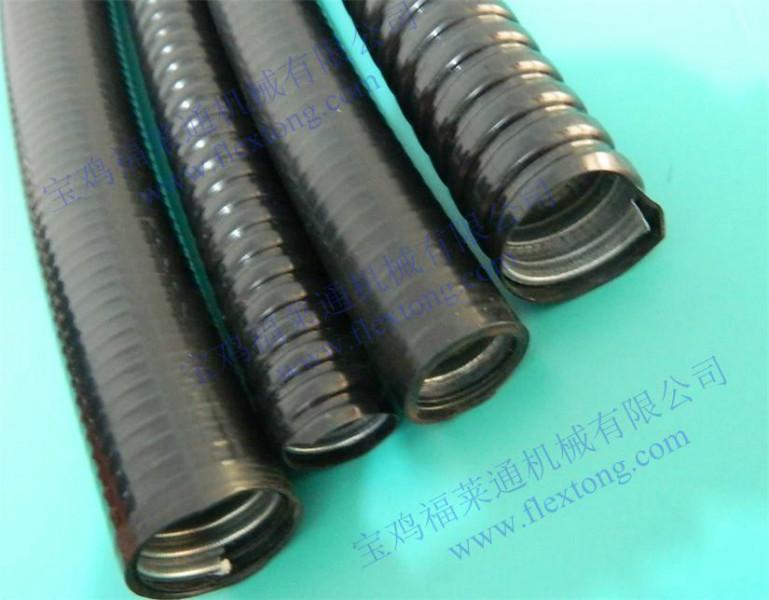 供應(yīng)雙扣鍍鋅包塑金屬螺紋軟管廠家生產(chǎn)，線纜保護(hù)防水金屬包塑管