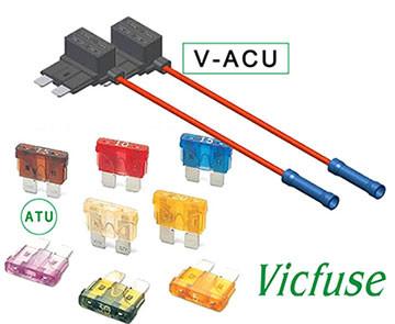 V-ACU汽车保险丝座中型插片座图片