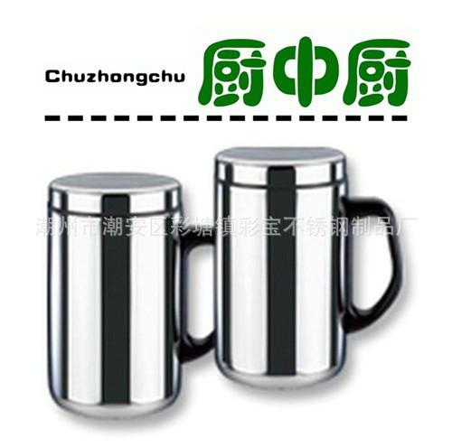 不銹鋼雙層保溫辦公杯圖片