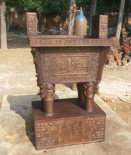 供應寺廟鐵香爐.鐵香爐廠家.