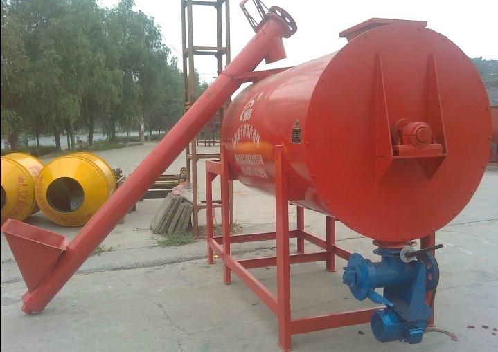 供應(yīng)膩?zhàn)臃蹟嚢铏C(jī)干粉砂漿混合設(shè)備*碳鋼1噸/批螺旋輸送機(jī)上料