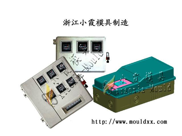 供應(yīng)臺(tái)州阻燃ABS三表位電表箱模具