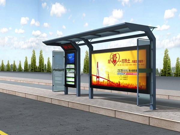 供應(yīng)雄業(yè)候車亭公交站臺閱報欄滾動燈箱