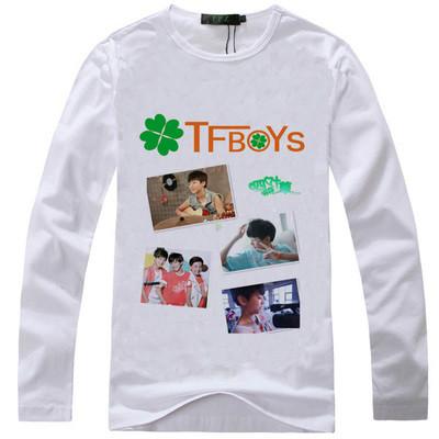 供應(yīng)蕪湖TFboys歌迷T恤印字合肥班服定做個性Ｔ恤印字印照