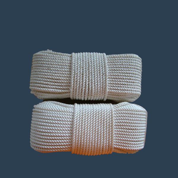 晉州長纓廠家供應6x50白色三股優(yōu)質(zhì)尼龍繩  尼龍繩批發(fā)