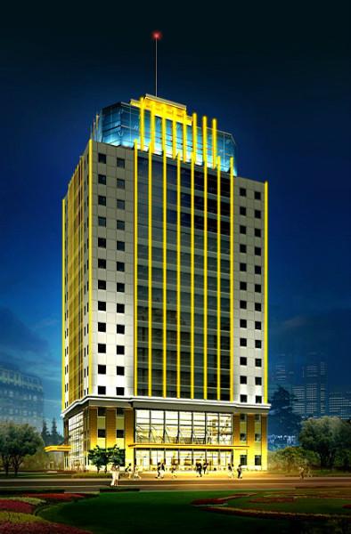 樓體亮化制作廠家圖片