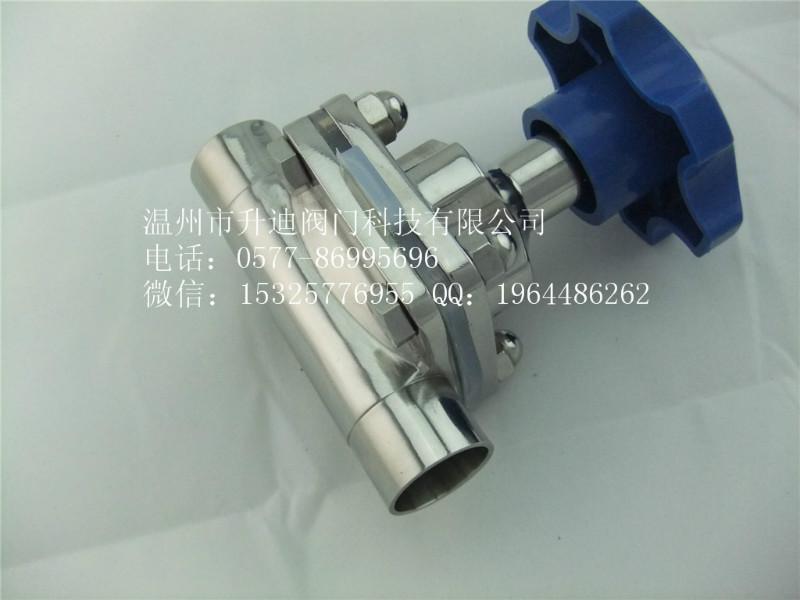 供應(yīng)衛(wèi)生級(jí)不銹鋼手動(dòng)焊接隔膜閥衛(wèi)生級(jí)焊接隔膜閥不銹鋼直通隔膜閥
