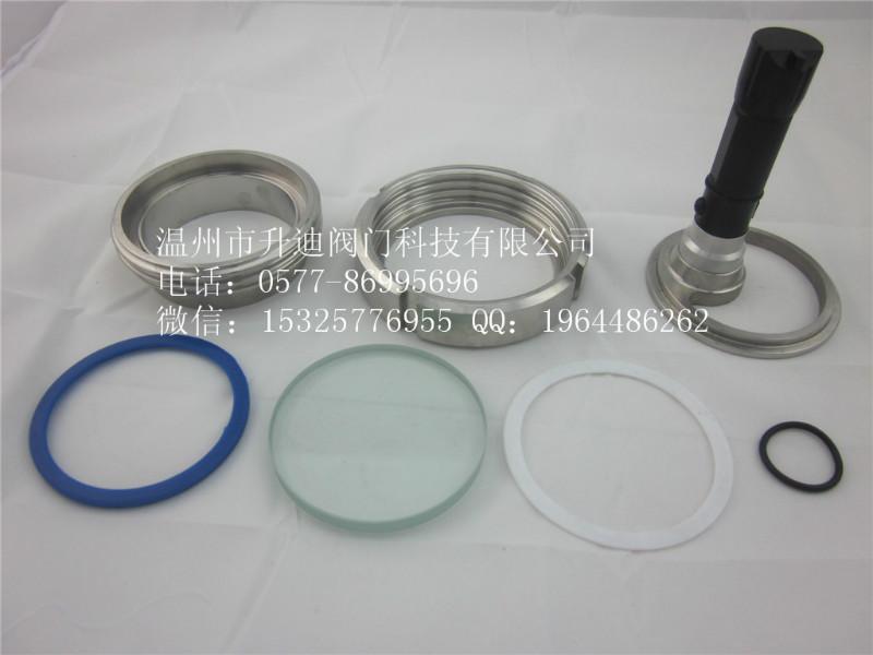 供應(yīng)衛(wèi)生級(jí)不銹鋼帶燈視鏡不銹鋼電筒視鏡管道視鏡燈不銹鋼活接觀察器