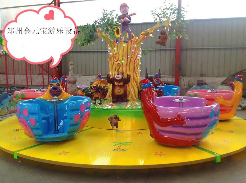 供應(yīng)熊出沒(méi)轉(zhuǎn)杯-金元寶設(shè)備-熊抱罐設(shè)備-新興設(shè)備-快來(lái)和小熊們一起玩吧