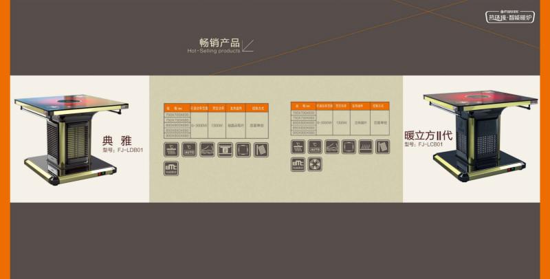 供应合肥富巨取暖桌图片