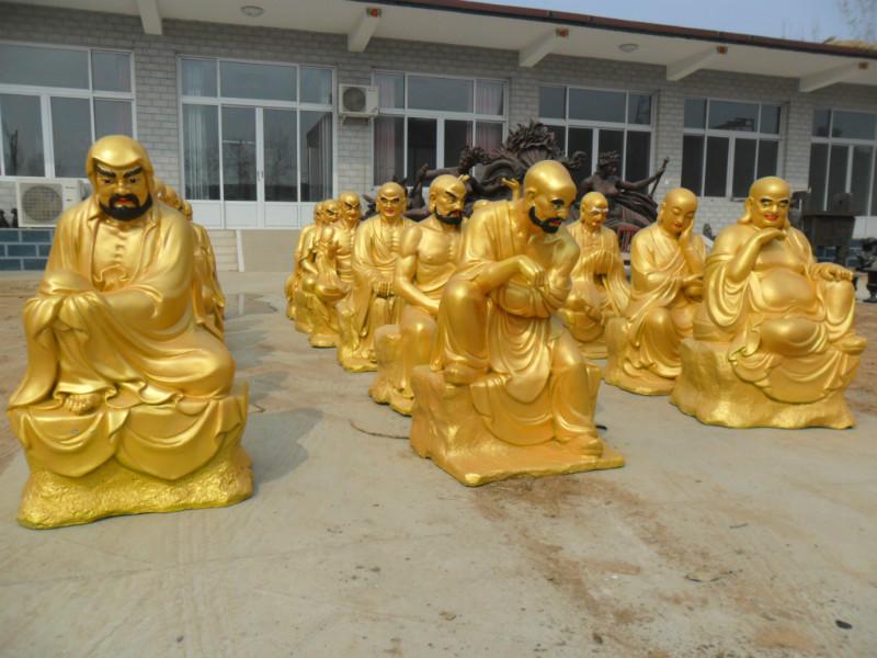 供應(yīng)十八羅漢銅雕.鑄銅十八羅漢雕塑十八羅漢生產(chǎn)廠家