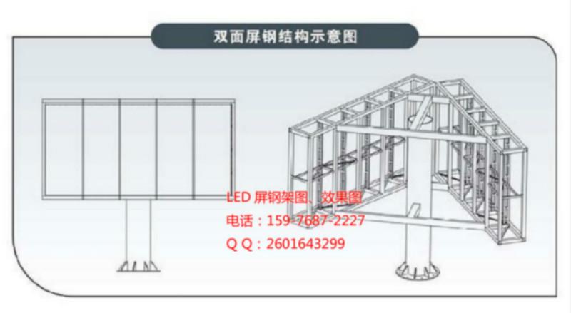 专业设计LED显示屏效果图/CAD图纸图片