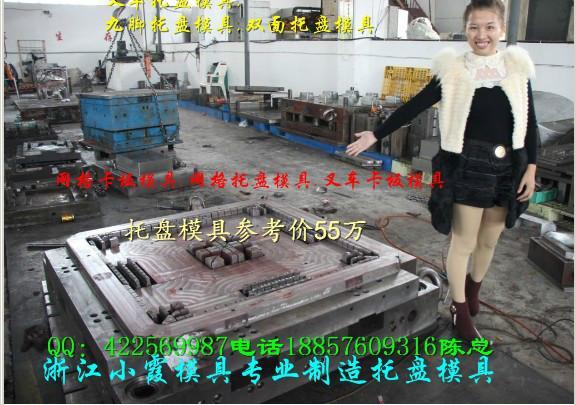 臺(tái)州1.1x1.1m單面塑料棧板模具圖片