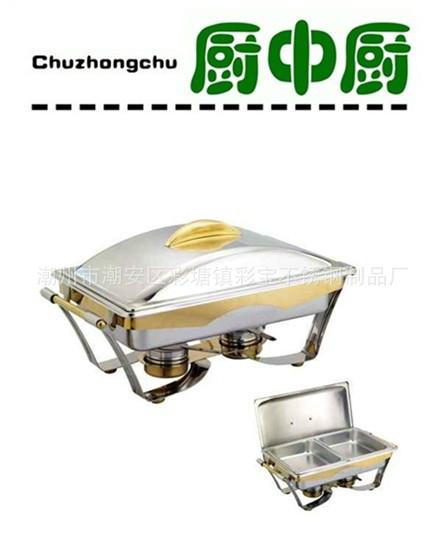 供應(yīng)不銹鋼圓型鍍金餐爐