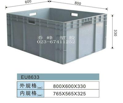 供应EU8633欧标箱EU8628配件箱“重庆EU灰色胶箱批发”