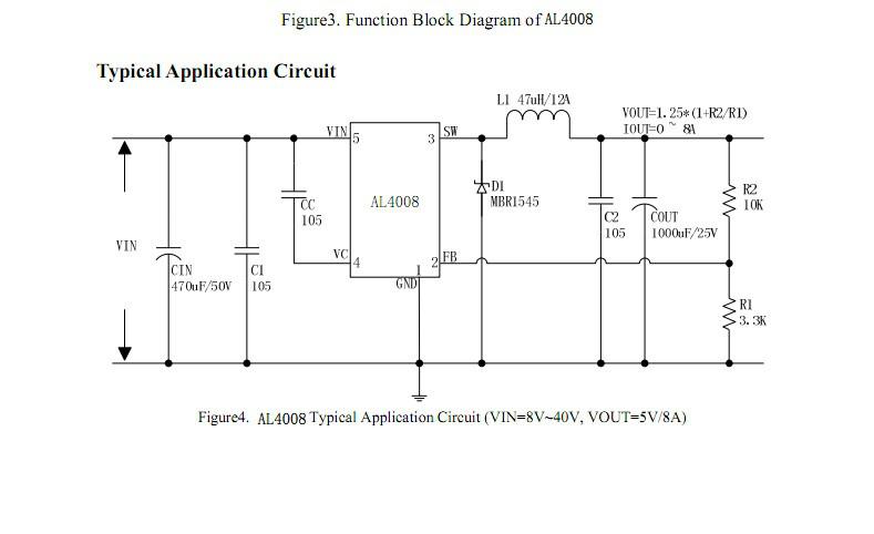 24v转12v6A/降压芯片8Adc/dc电源ic图片