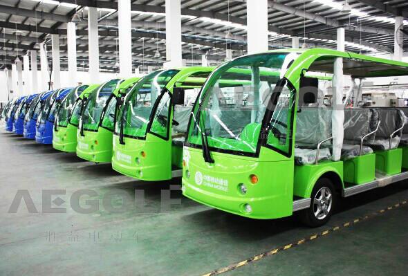 14座電動觀光車  公園參觀車