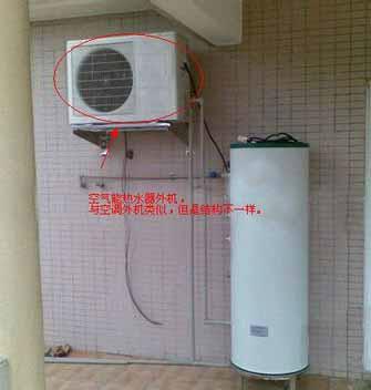 登封家用空氣能熱水器圖片