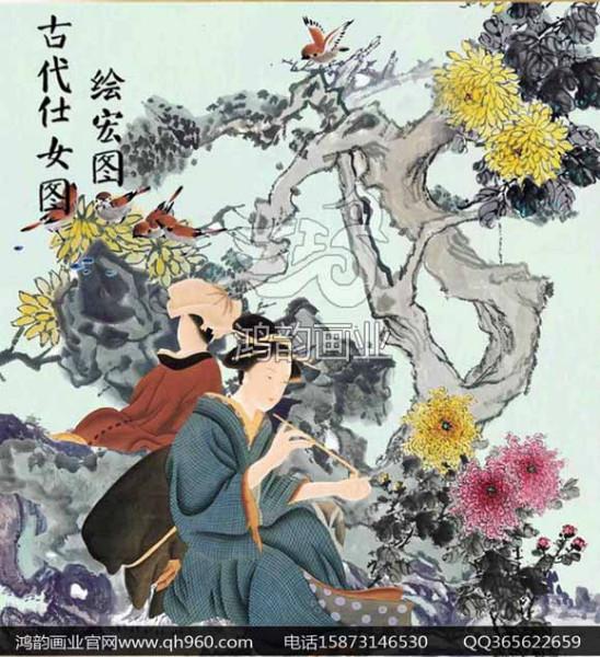 湖南壁畫圖片/湖南壁畫樣板圖 (3)