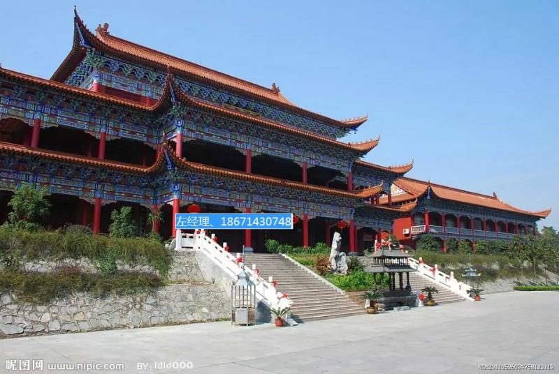 寺廟怎么建造的圖片
