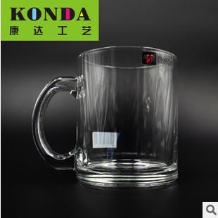 供应丽尊正品玻璃小马克杯  直身茶杯 咖啡杯 创意促销礼品 带把杯子