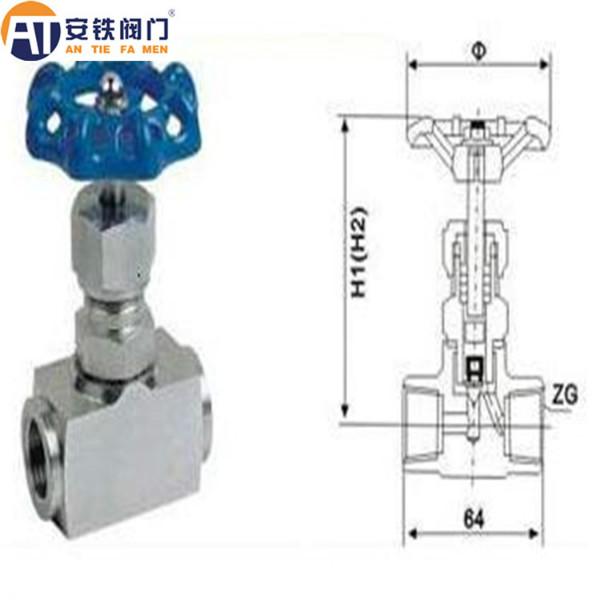 供应J11H/W内螺纹高温高压不锈钢针型阀图片