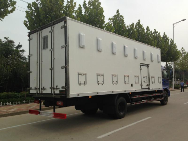 供應(yīng)福田歐曼雞苗車 山東雞苗車價格