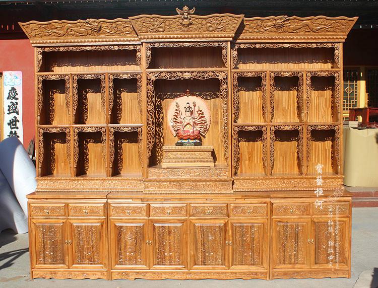 供應(yīng)北京藏式佛龕報價 香樟木佛龕 吉祥八寶佛龕 神樓 佛柜 佛堂 供臺佛臺