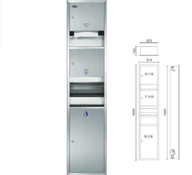 多功能手纸箱带垃圾桶干手机器批发图片