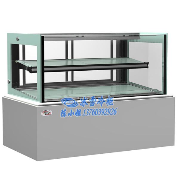 供应直角蛋糕柜冰雪电器厂家专业制作与批发多种蛋糕冷藏柜、直角蛋糕柜、弧形蛋糕柜、前开门冷藏柜图片