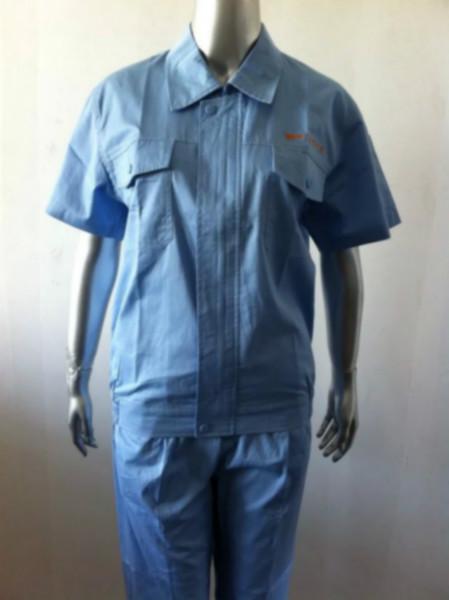 松江工作服全棉制服HY29短袖工作服圖片